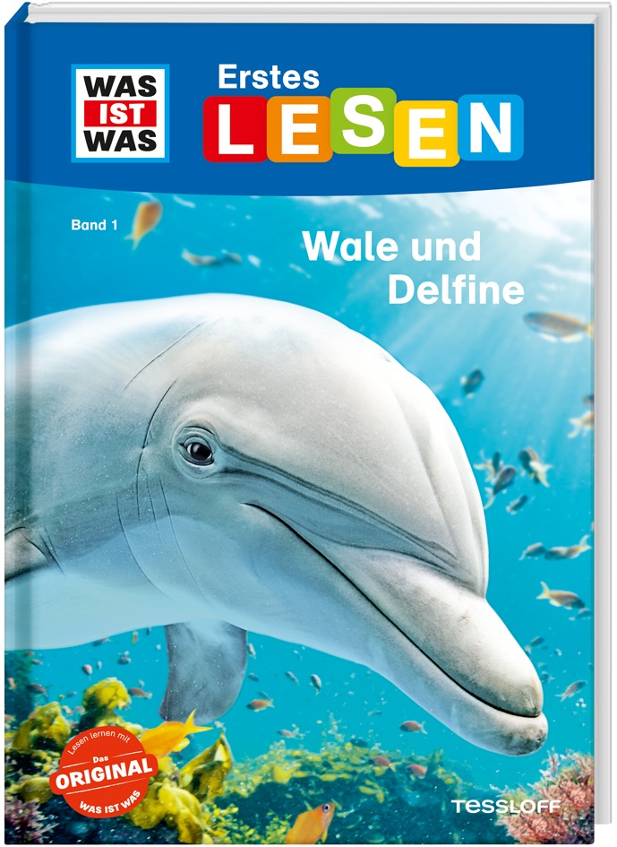 Wale und Delfine wirken auf Kinder faszinierend. Dieses Was ist Was Buch der Reihe Erstes Lesen veranschaulicht das Leben von Walen und Delfinen