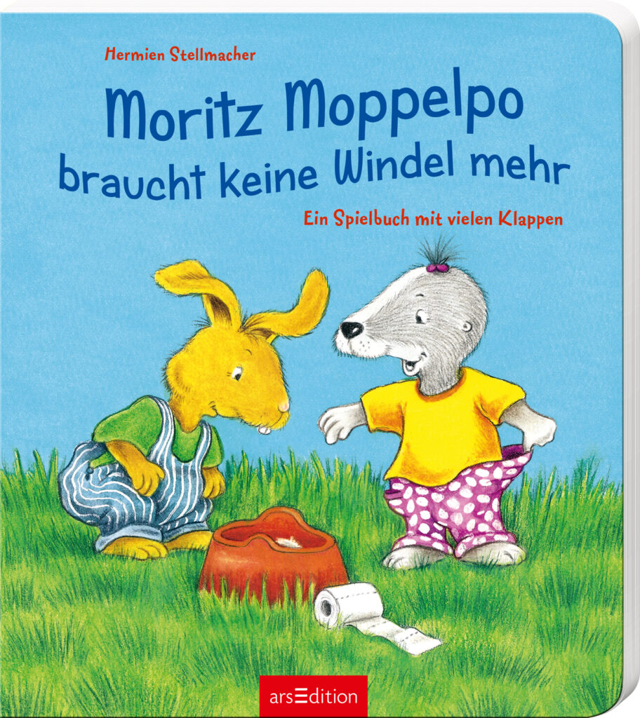 Moritz Moppelpo unterstützt Kleinkinder bei der Sauberkeitserziehung.
