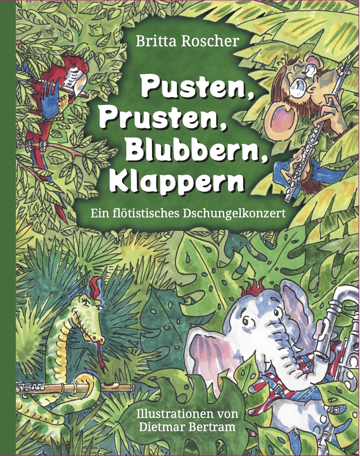 Pusten Prusten Blubbern Klappern ist ein musikalisches Kinderbuch mit Tieren.