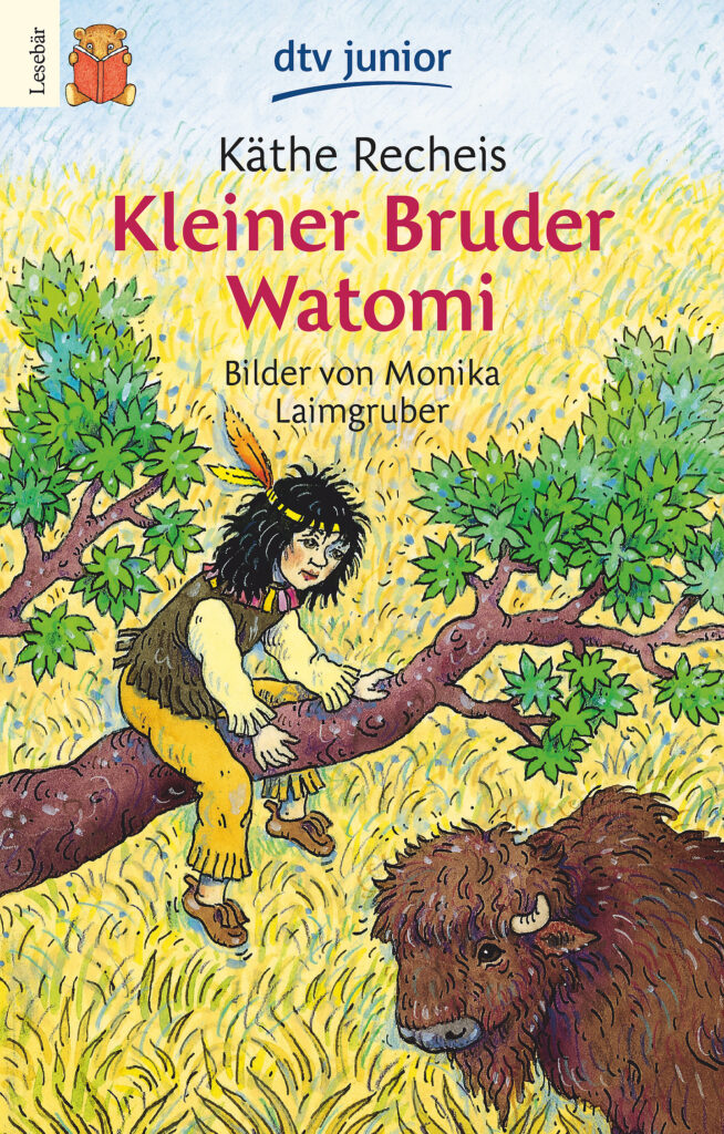 Kleiner Bruder Watomi von Käthe Recheis beschreibt die Situation, dass kleine Brüder auch schnell groß sein möchten.
