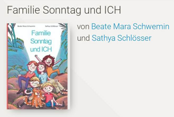 Familie Sonntag und ich von Beate Mara Schwemin ist eine spannende Alltagsgeschichte