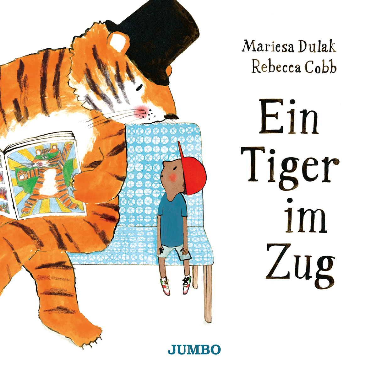 Ein Tiger im Zug von Mariesa Dulak