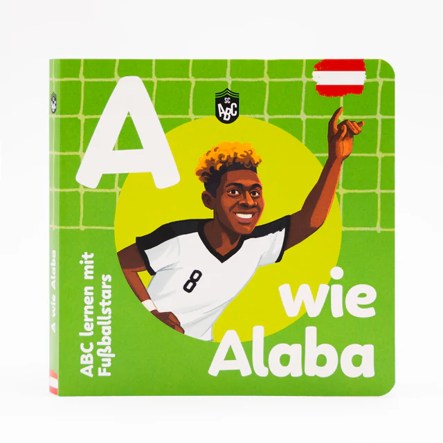 A wie Alaba ABC lernen mit Fußballstars