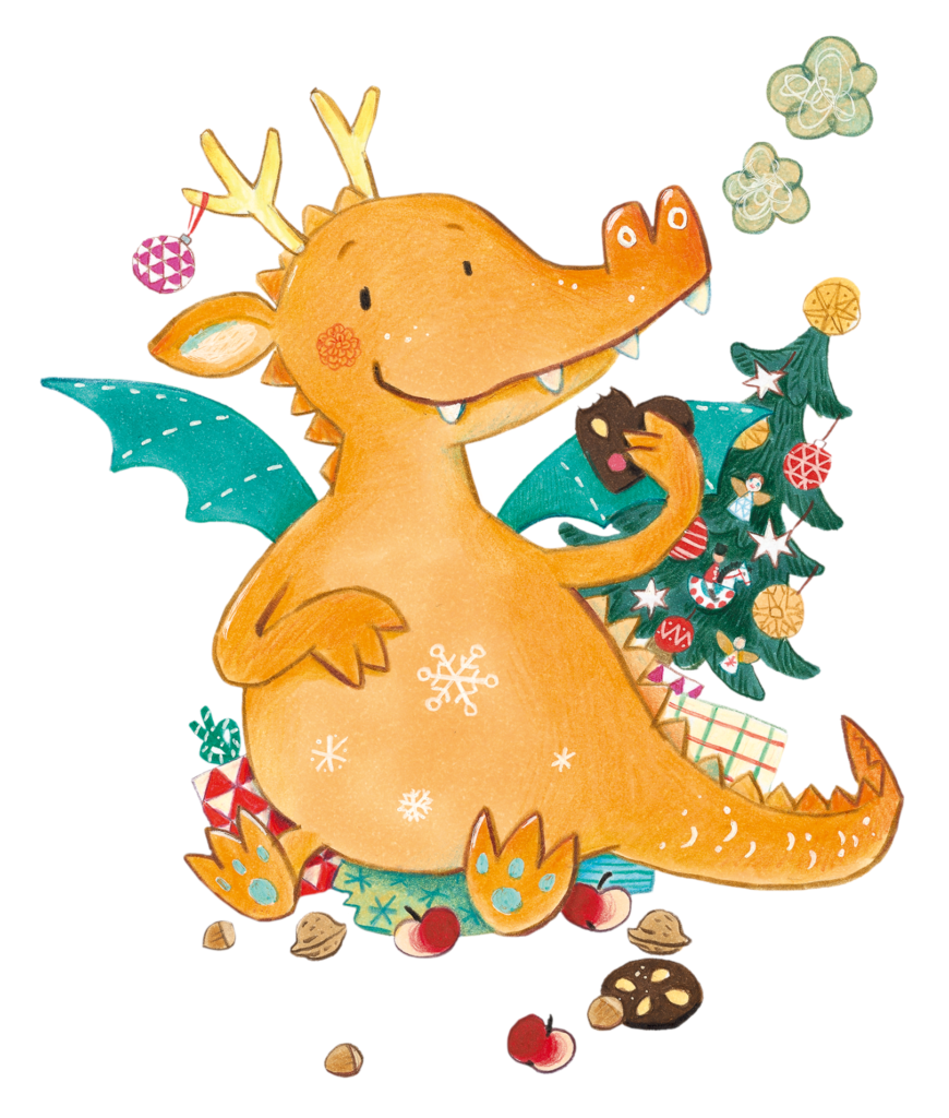 Spekulatius aus der Kinderbuchreihe Spekulatius der Weihnachtsdrache