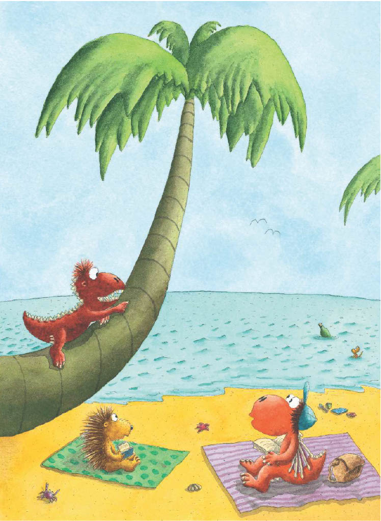Auszug aus "Der kleine Drache Kokosnuss in der Tiefsee"