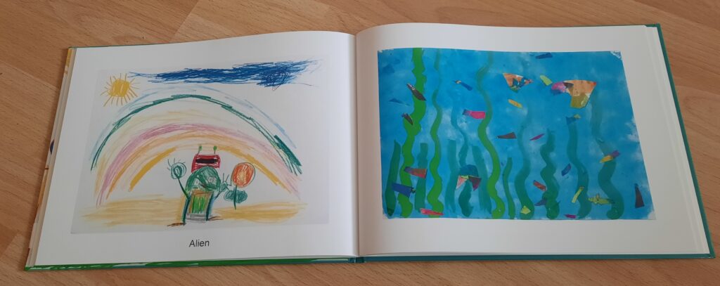 Beispiel Farbolino Kreativbuch
