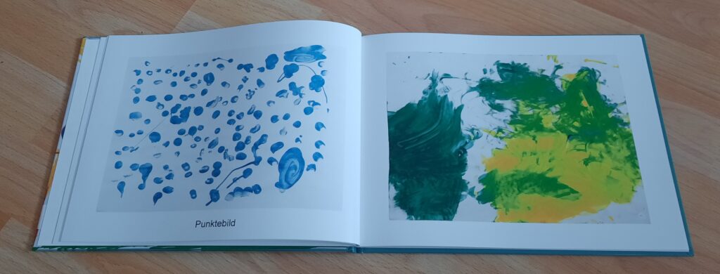 Innenseite eines Farbolino Kreativbuchs