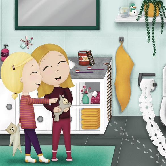 Auszug aus "Hinter der Tür - Advent mit unserem Weihnachtswichtel Gustav"