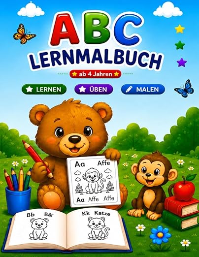 ABC Lernmalbuch ab vier Jahren