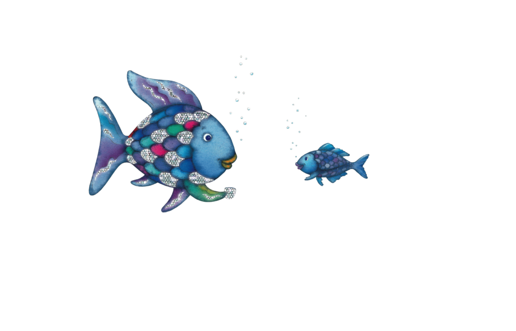 Der Regenbogenfisch und der kleine Blaue