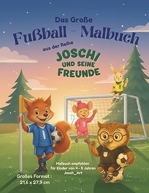 Das Große Fußball-Malbuch aus der Reihe Joschi und seine Freunde