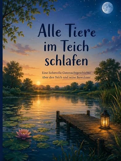 Alle Tiere im Teich schlafen - Eine liebevolle Gutenachtgeschichte über den Teich und seine Bewohner